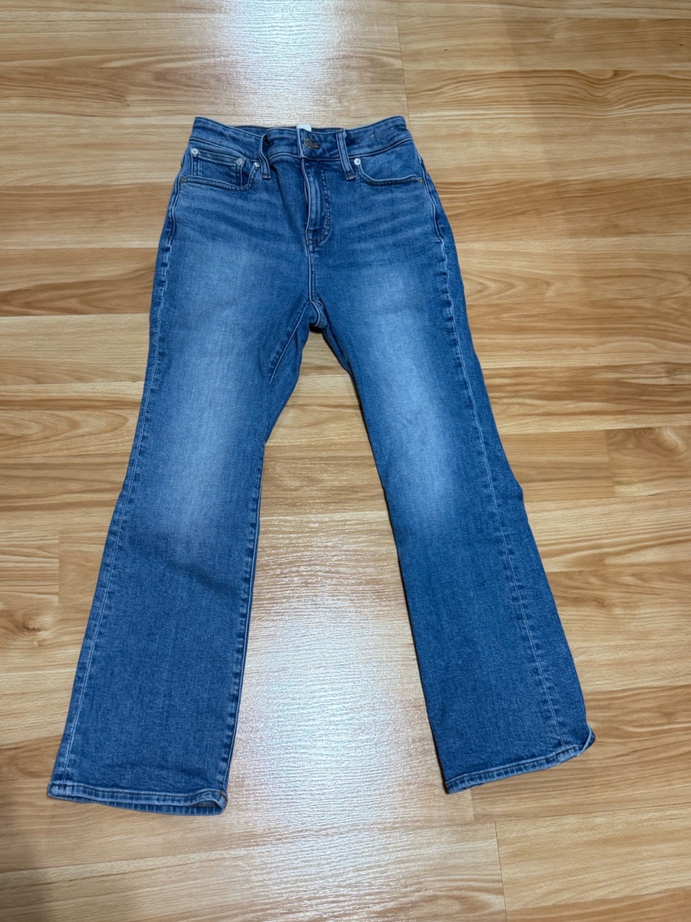 Madewell Curvy Kick Out Medium Blue Jeans